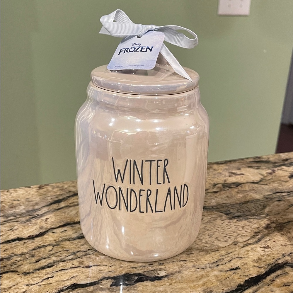 Rae Dunn Winter Wonderland Holiday Canister-new